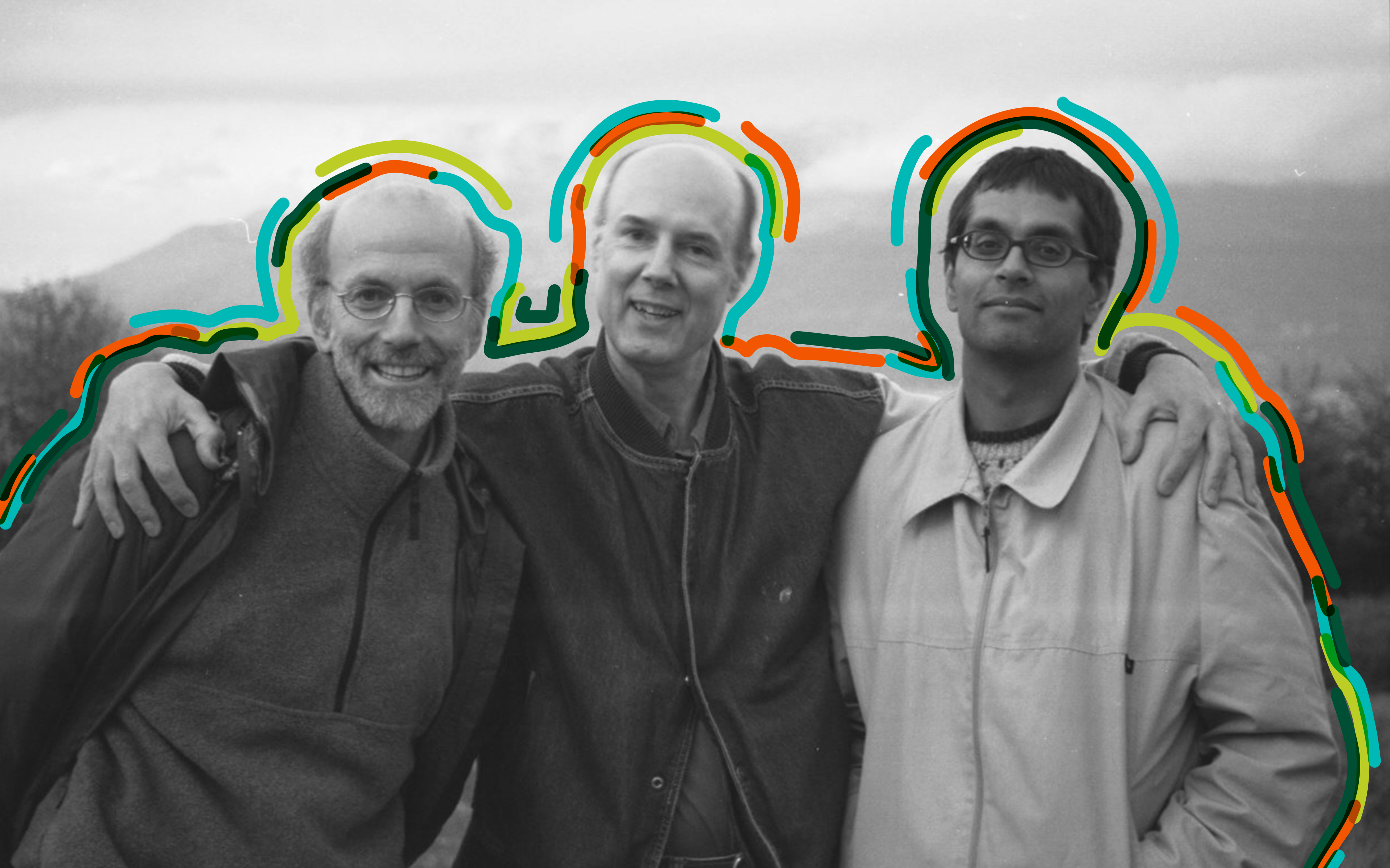 Photo of three CAPE supporters