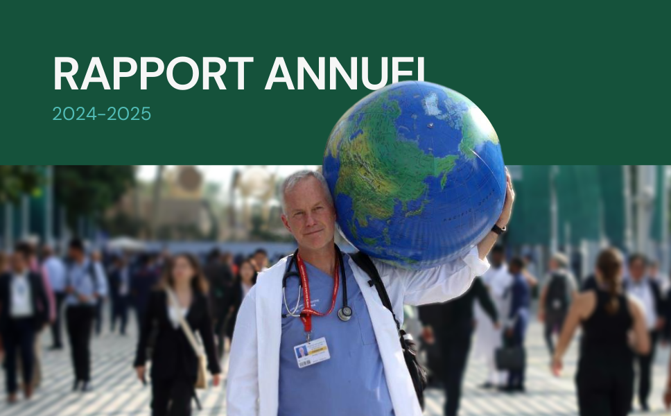 Page de couverture du rapport annuel 2024-2025 de l'ACME